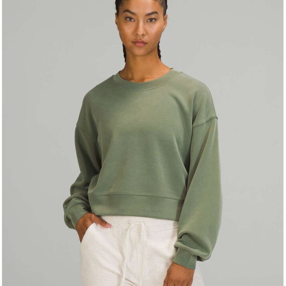 Lululemon Perfectly Oversized Cropped Crew *Softstreme*